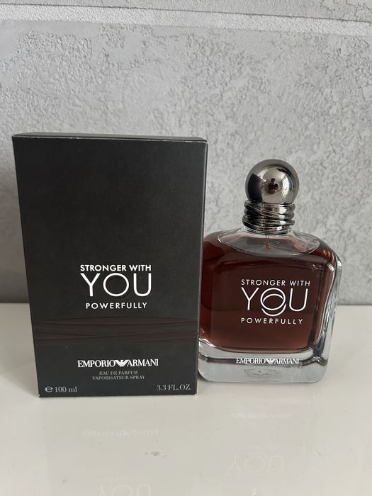 Armani stronger with tou powerfully