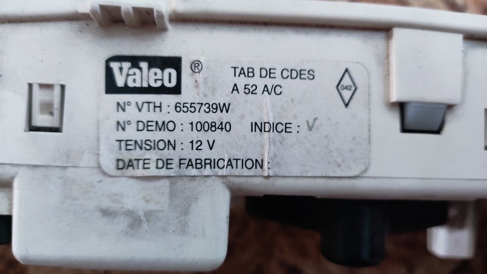 Блок управління пічки/клімат Рено Меган/сценік 1