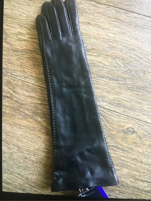 Шкіряні перчатки 3/4