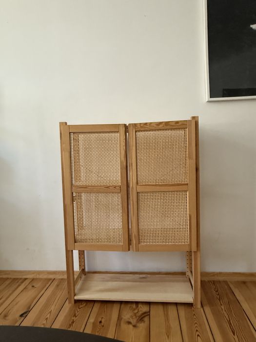Ikea Ivar - regał  z drzwiami sosna 89x30x124