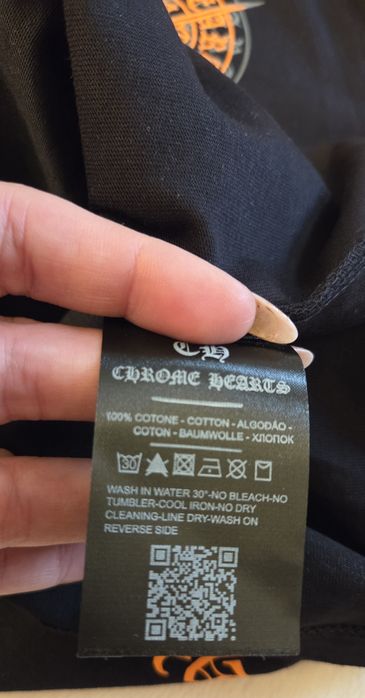Tshirt czarny Chrome Hearts XL