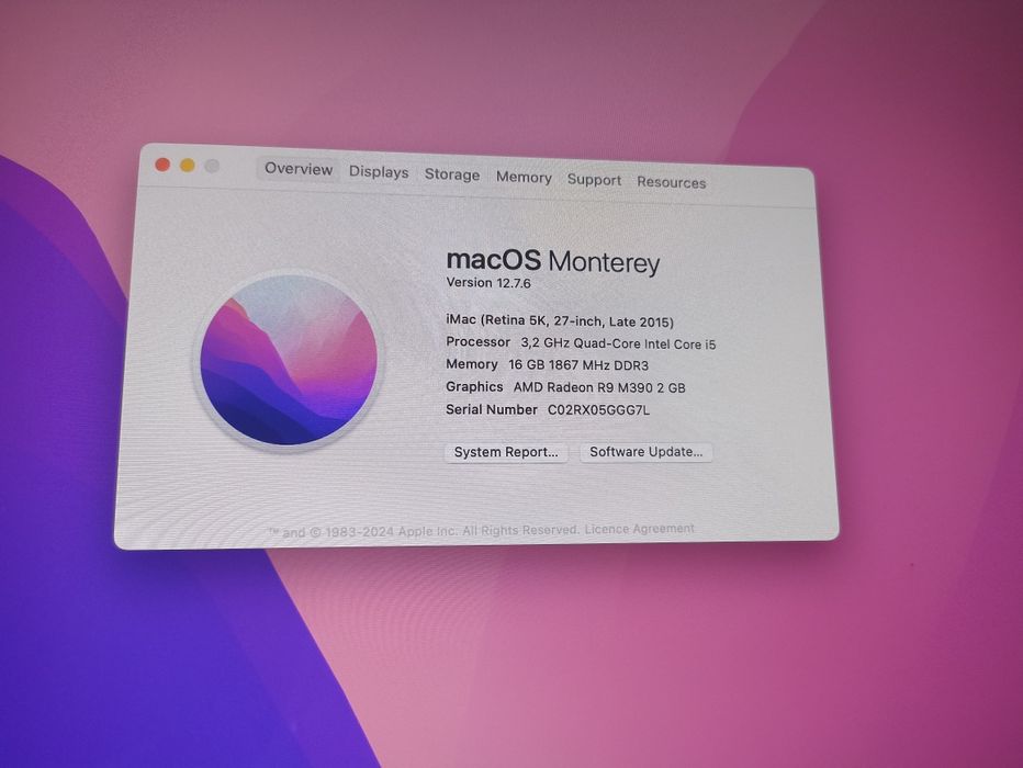 iMac 27” Retina 5K (Late 2015) — Rápido com SSD