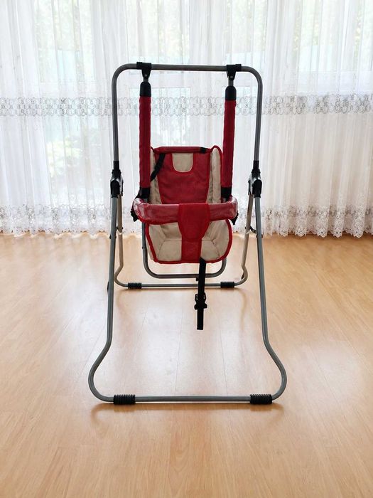 Huśtawka dziecięca domowa składana stan idealny