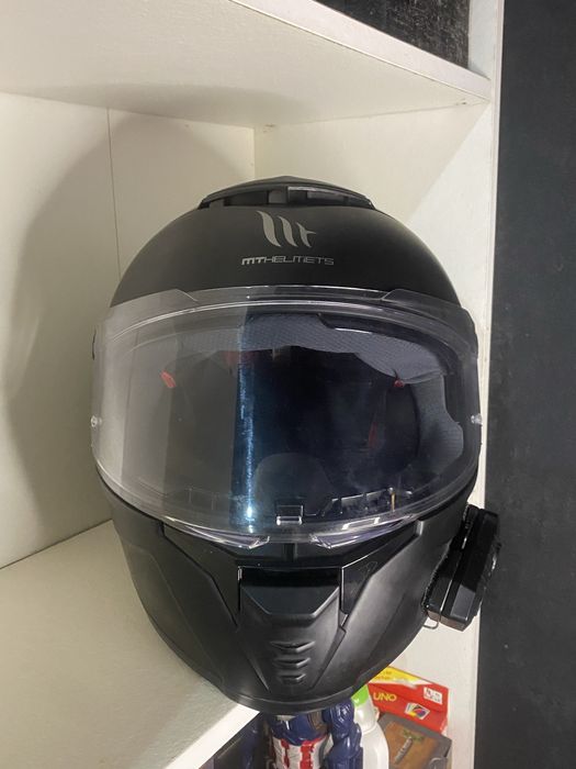 Capacete thunder 4 para motas com intercomunicador