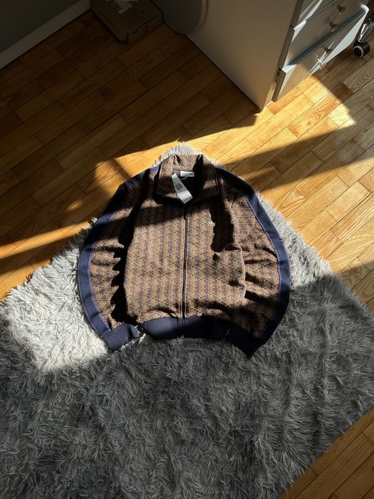 Lacoste Monogram Zip Track Jacket