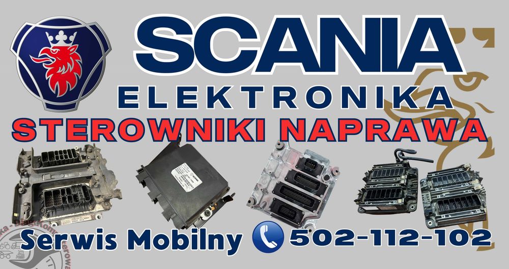 Scania Sterownik EMS S6 S7 S8 S10 EMD1 DC13 DC16 DC9 i inne GWARANCJA