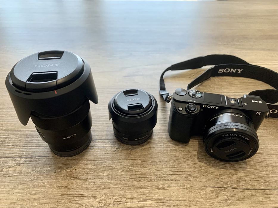 Equipamento fotográfico Sony