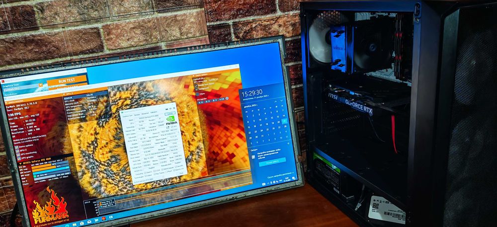 Ryzen 3600/B450/RTX 4060 8GB/DDR4 16GB ПК ігровий