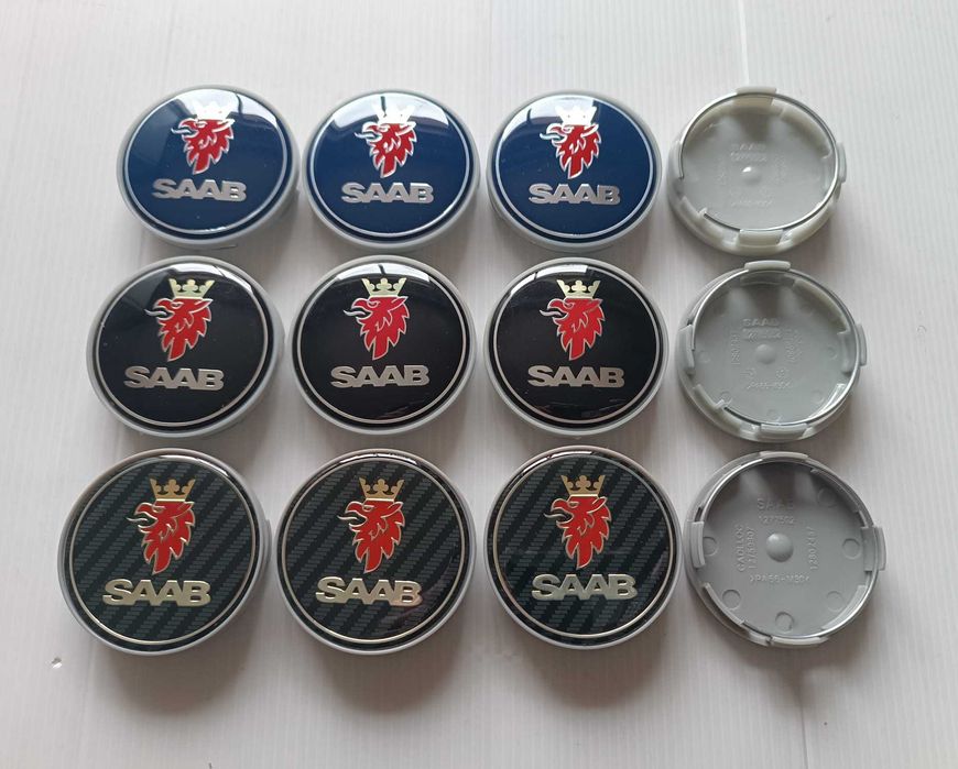 Saab - Emblemas, símbolos e centros de jantes