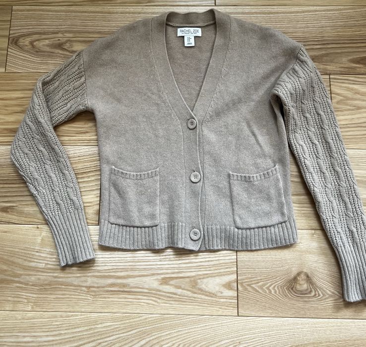 Sweter beżowy kamel firmy Rachel Zoe rozm. M