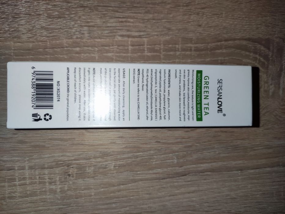 Sersanlove tonik do twarzy tea toner zielona herbata 160ml