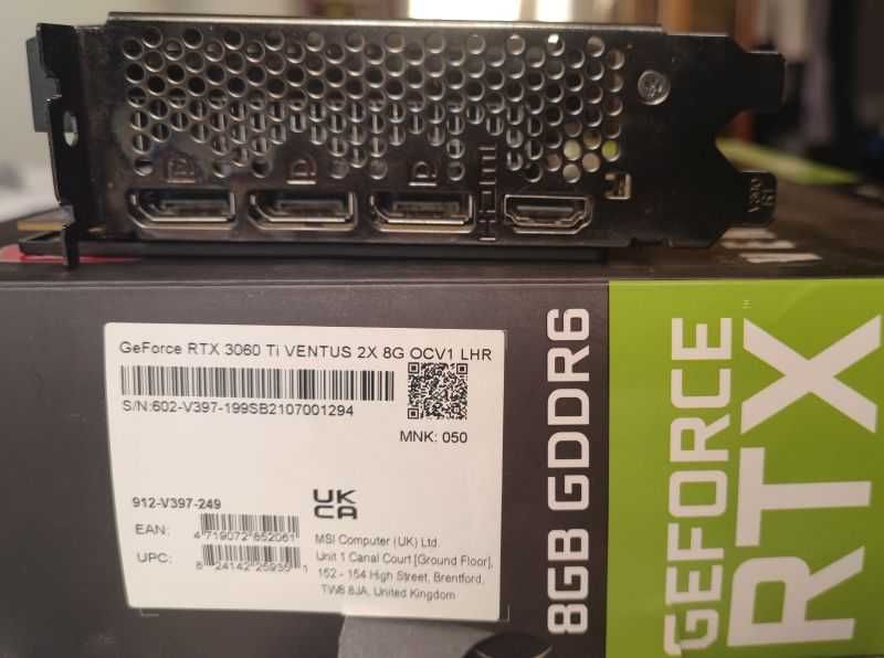 GEFORCE RTX 3060Ti Warszawa