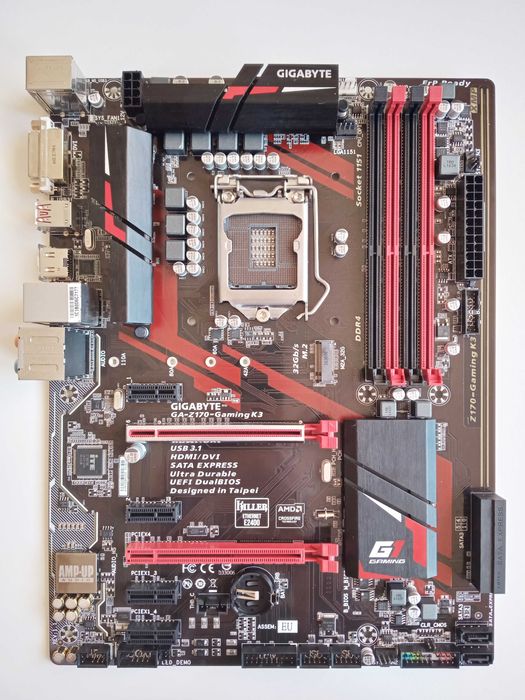 GIGABYTE GA-Z170 Gaming K3, LGA 1151, DDR4, USB 3.1, M.2