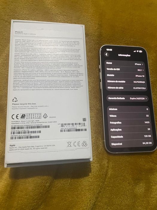 iPhone 13 branco 128GB