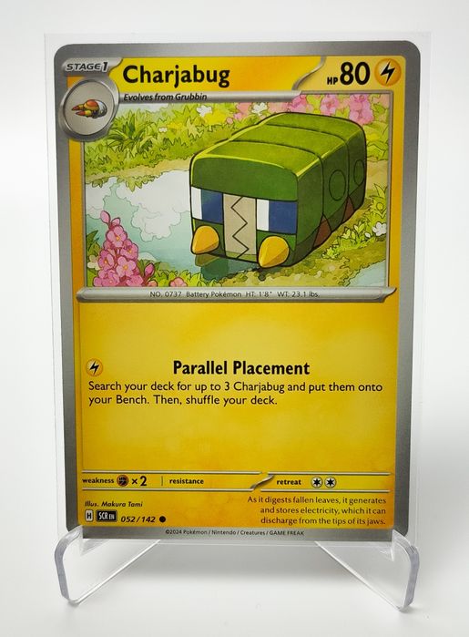 Charjabug 052/142 karta pokemon Stellar Crown
