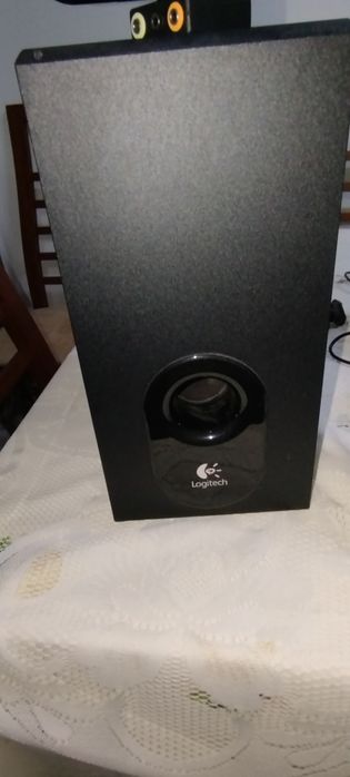 Logitech X‑530 5.1 Surround – Subwoofer + 5 Colunas – Excelente Estado