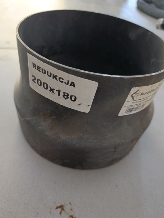 Redukcja stalowa 200x180 2mm