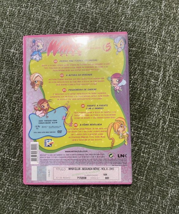 DVD 5 da segunda série das wink