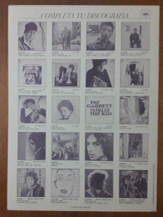 Bob Dylan disco de vinil "Street Legal"