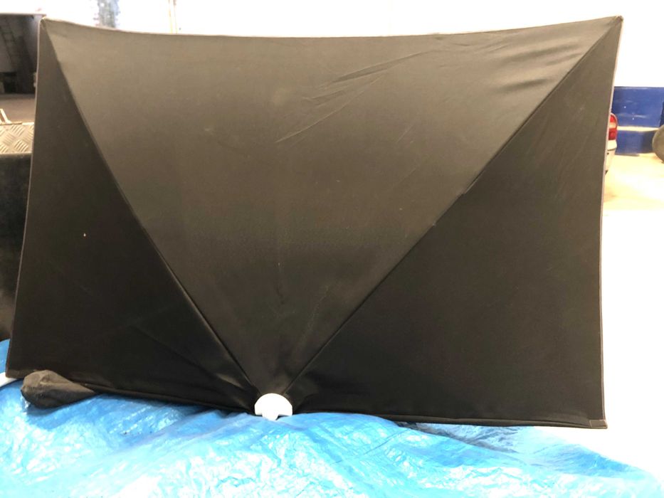 Chapéu de Sol em cor preto sem a base