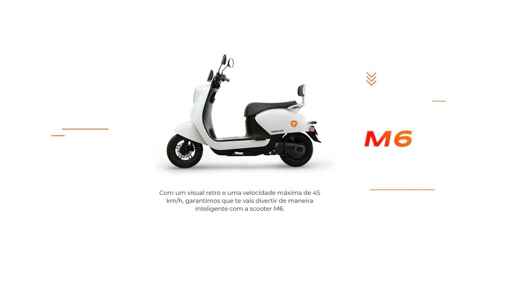 Scooter electrica Yadea M6 NOVAS + 2 capacetes