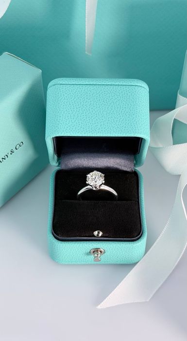 Каблучка в стилі Tiffany&Co Біле золото