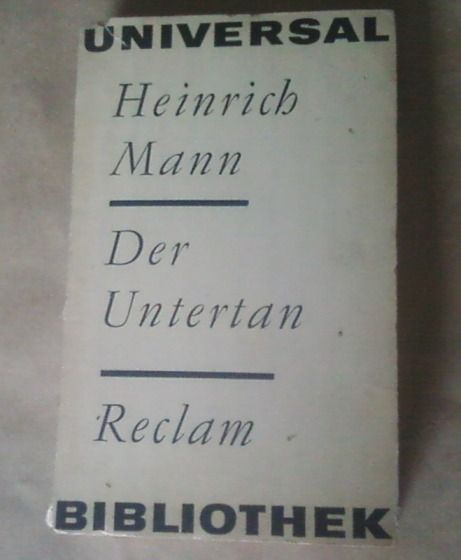Г. Манн. Верноподданный
