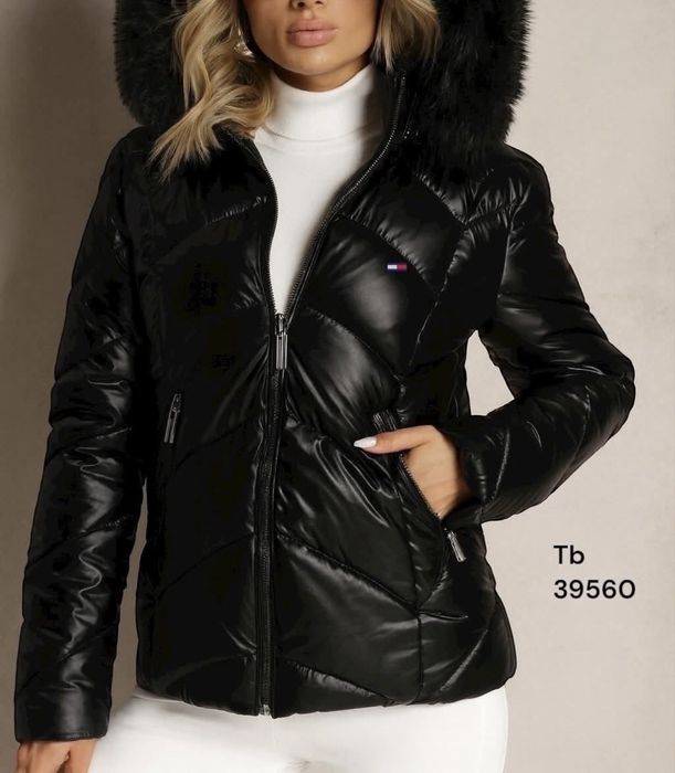 Nowa kurtka damska M L XL XXL logo szyte