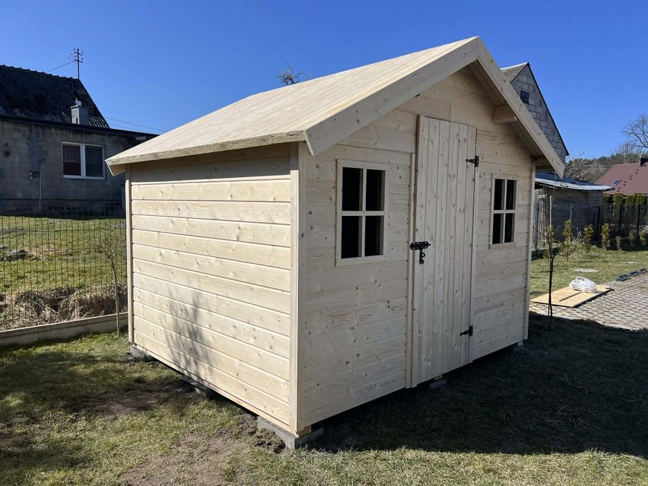 Domek drewniany 3x2.5 z podłogą