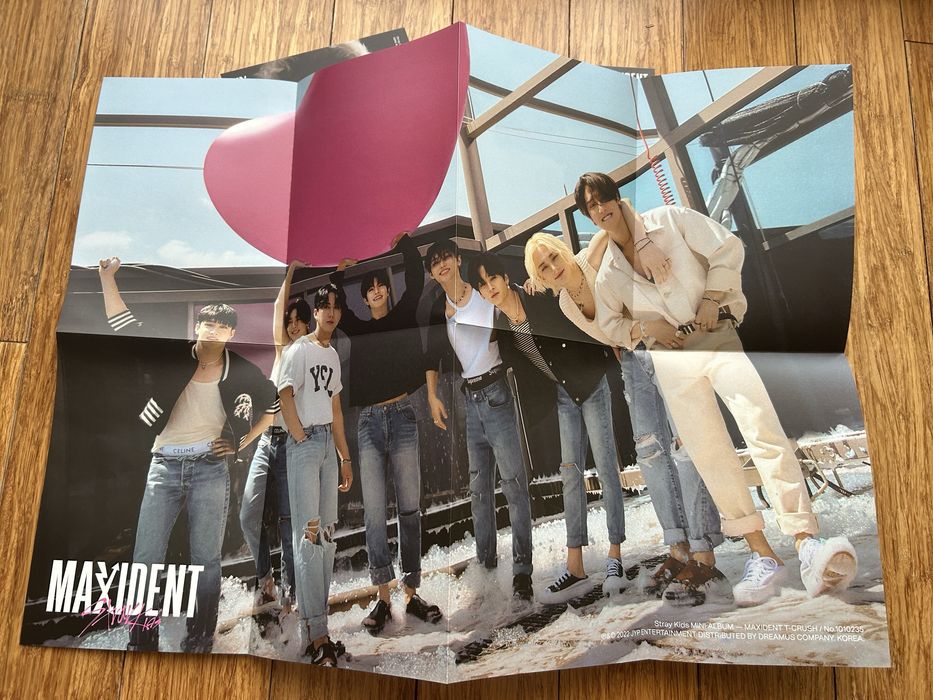 Album Stray Kids Maxident + karty Seungmina + plakat