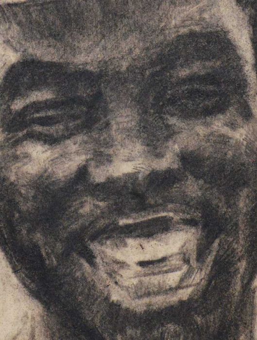 Цветкова Валентина 1917–2000 Студент з Африки 1970 Жанровая Соцреализм