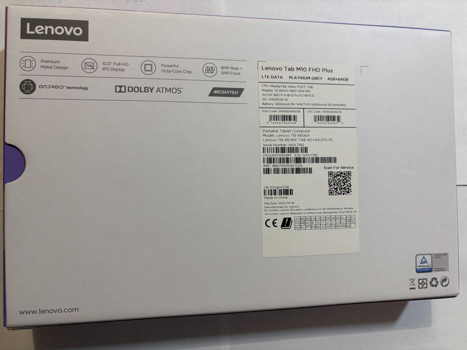 Lenovo Tab M10 FHD PLUS