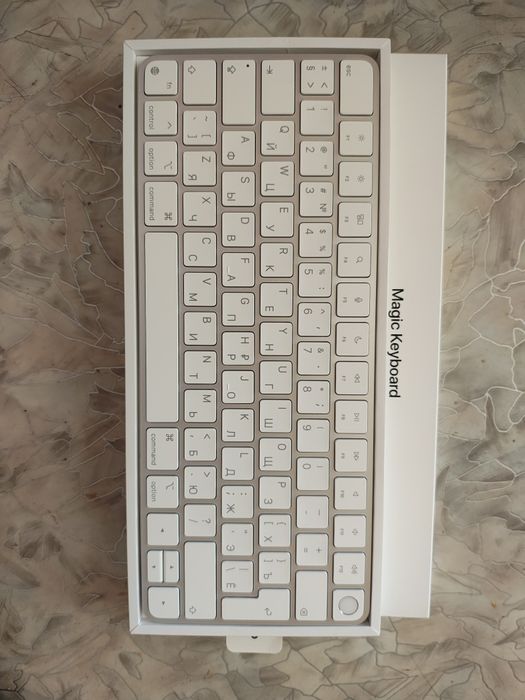Клавиатура Apple Magic Keyboard с Touch ID Bluetooth Ru (MK293RS/A)
