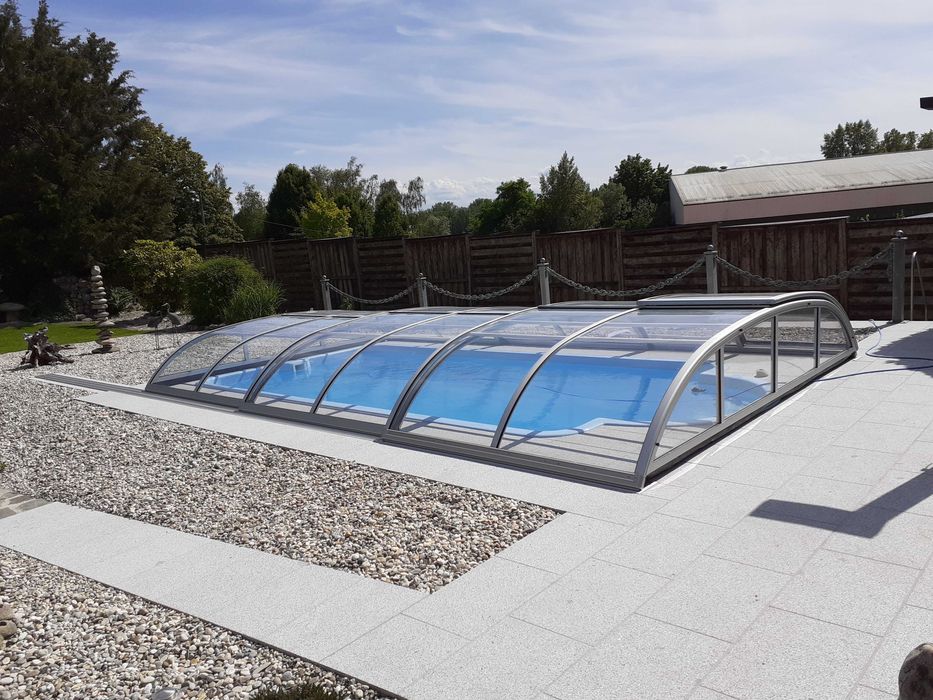 Zadaszenie z poliwęglanu PRESTIGE 6 ELOX 6,58 x 4,14 / 3,72 x 0,75 m