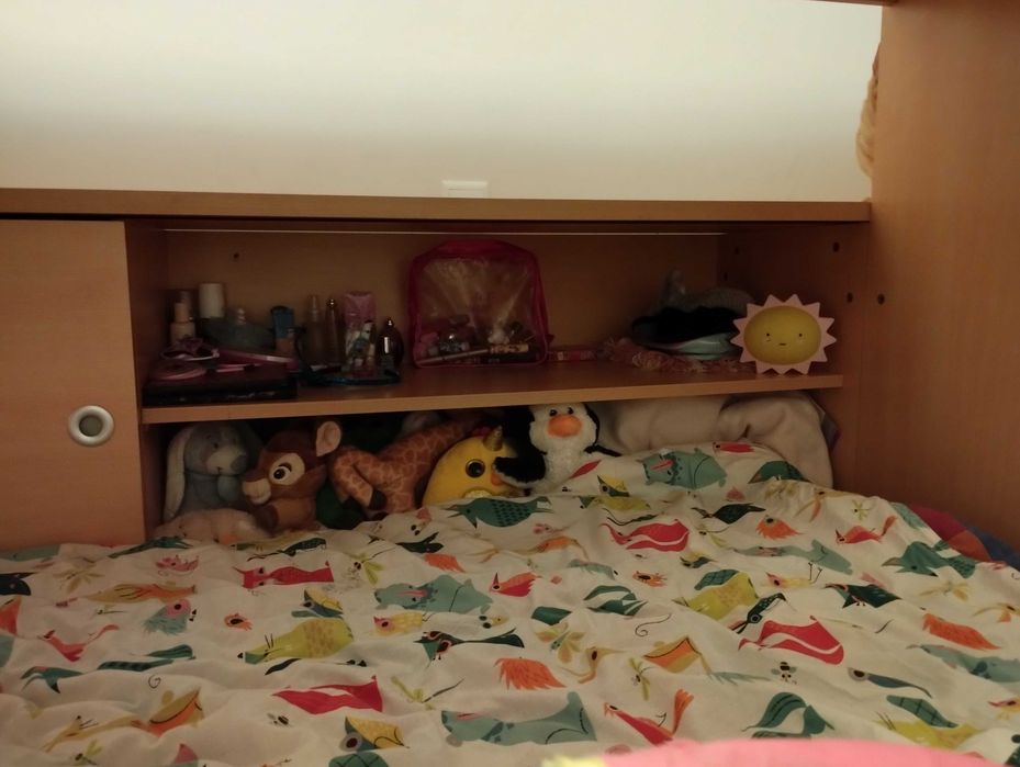 Beliche de madeira Gala Ranza com 3 camas 190x90 em bom estado