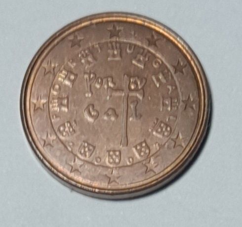 1 cêntimo Portugal,  2002