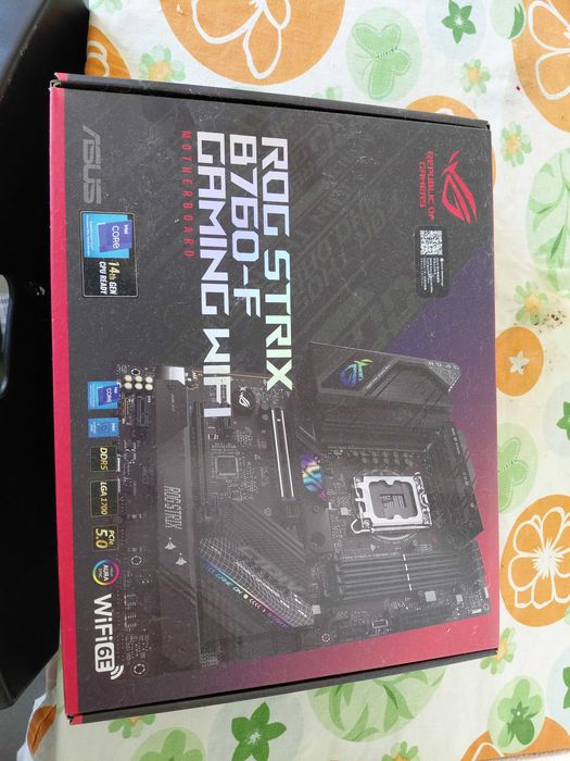 Conjunto Motherboard asus rog mais cpu intel i7 14700k