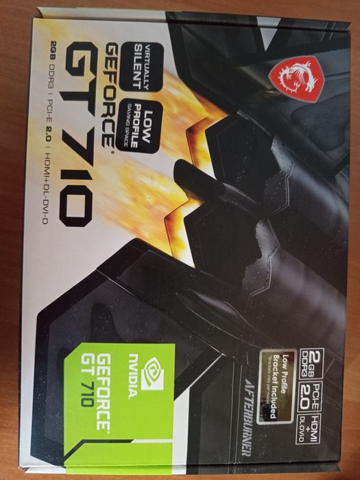 Видеокарта NVIDIA Geforce GT710
2 GB DDR3