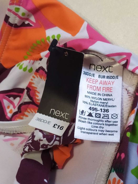 Купальник роздільний NEXT 38DD новий
