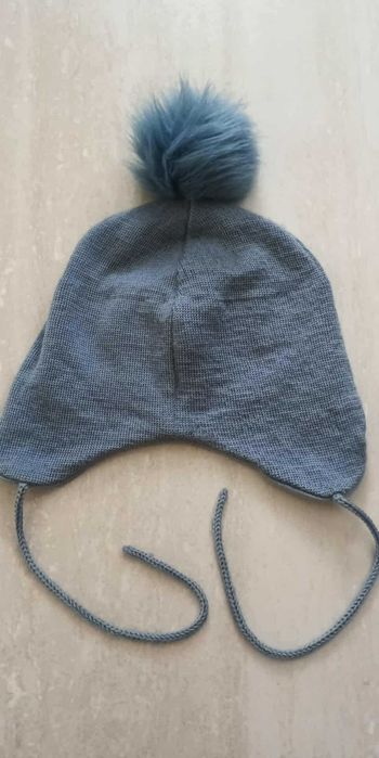 Czapka 100% wełna mernio/merynos Janus