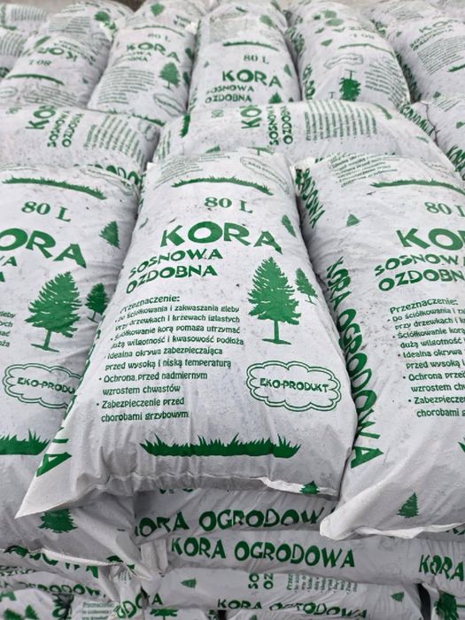 Sprzedam korę sosnową worki 80 l