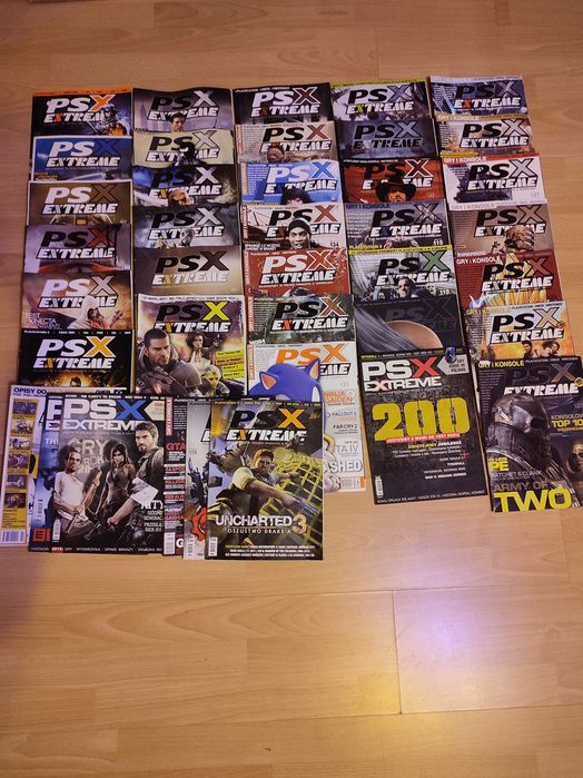 Czasopisma PSX extreme 33 sztuk archiwalne numery