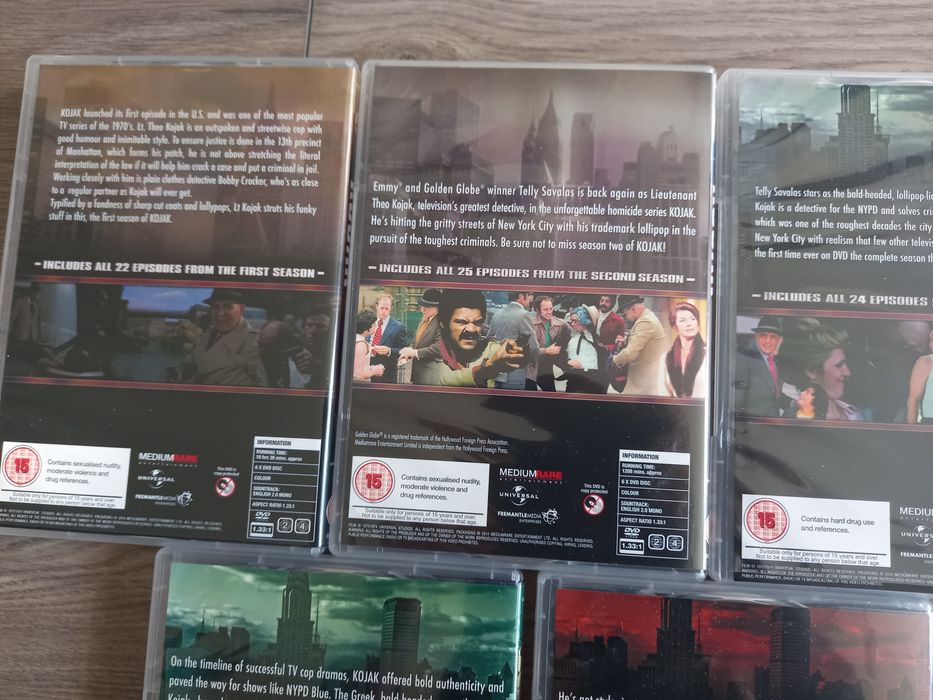 Kojak serial 5 sezonów dvd
