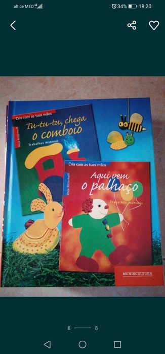 Livros Cria com as tuas mãos