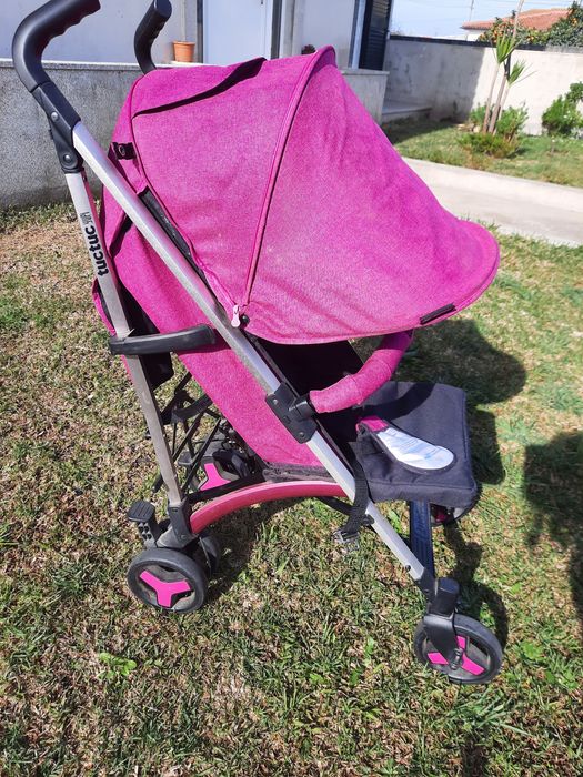 Carrinho passeio Tuc Tuc oferta protetor p/chuva