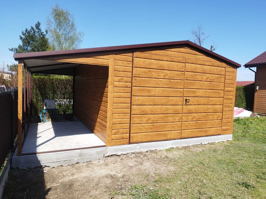 Garaże blaszane, Hale, Wiaty, Domki Narzędziowe, Każdy Wymiar !