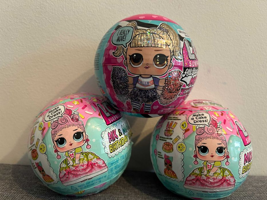 3 laleczki Lol Make Birthday Cake All star sports