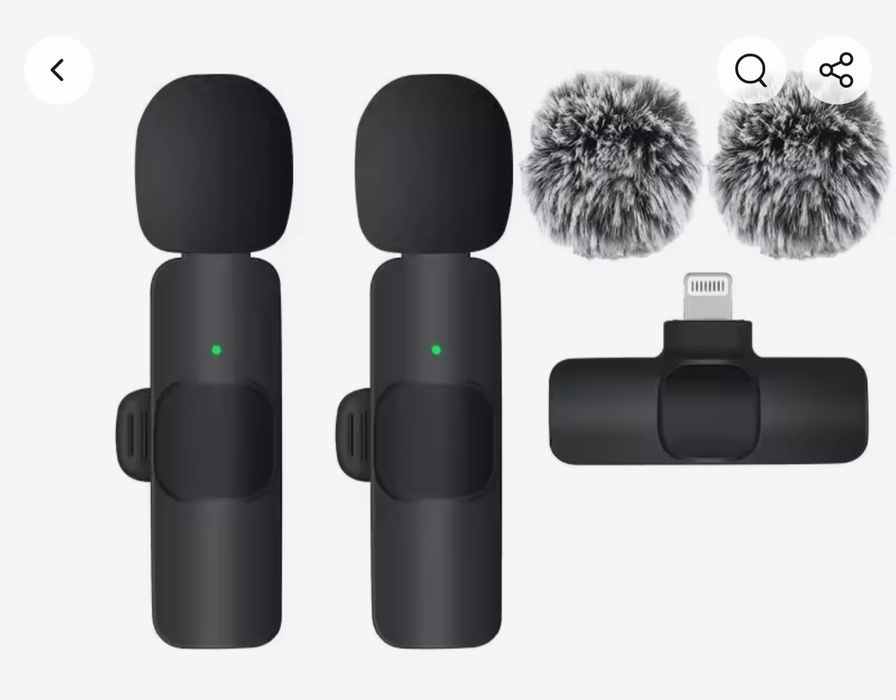 2 Мікрофони Lightning для iPhone б/в