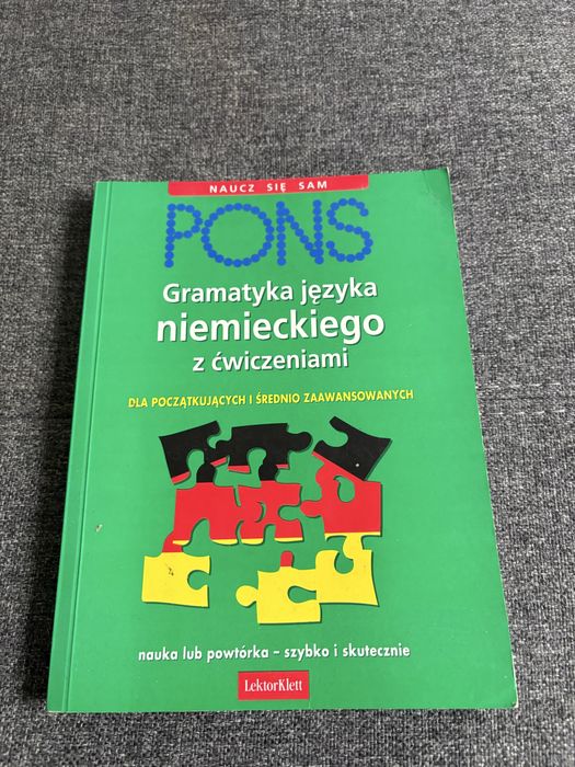 Słownik Pons gramatyka jezyka niemieckiego z cwiczeniami