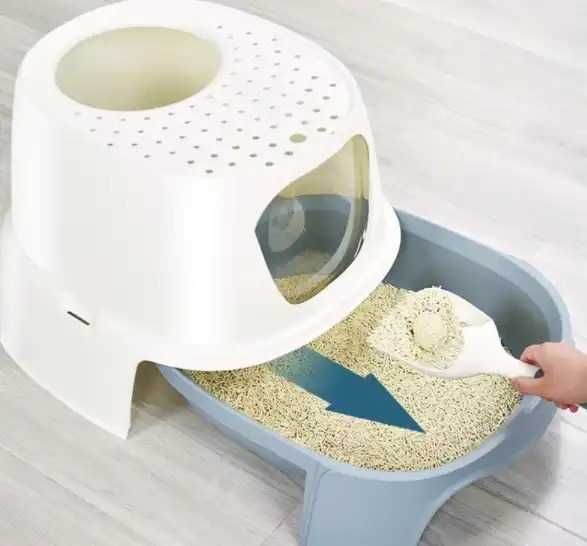 NOVO - Caixa de Areia, WC Gato com entrada frontal e saída no topo